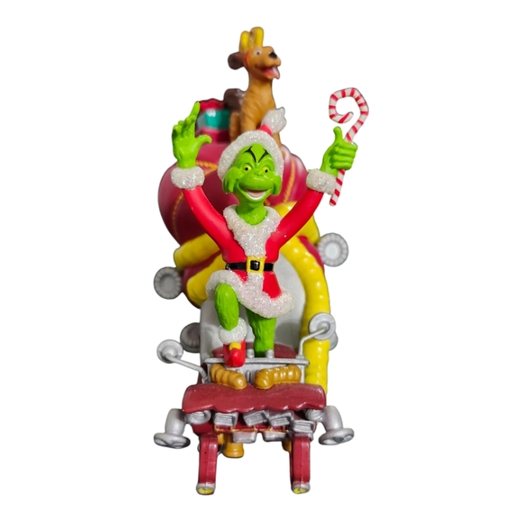 Vintage 2000s Carlton Cards Heirloom Collection Ornament "The Grinch" Dr. Seuss - Picture 5 of 11